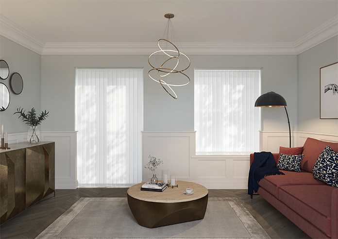 Deanna, Ice White - Vertical Blind - Image 9